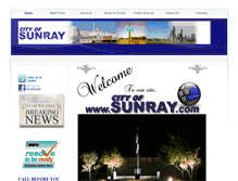 Tablet Screenshot of cityofsunray.com